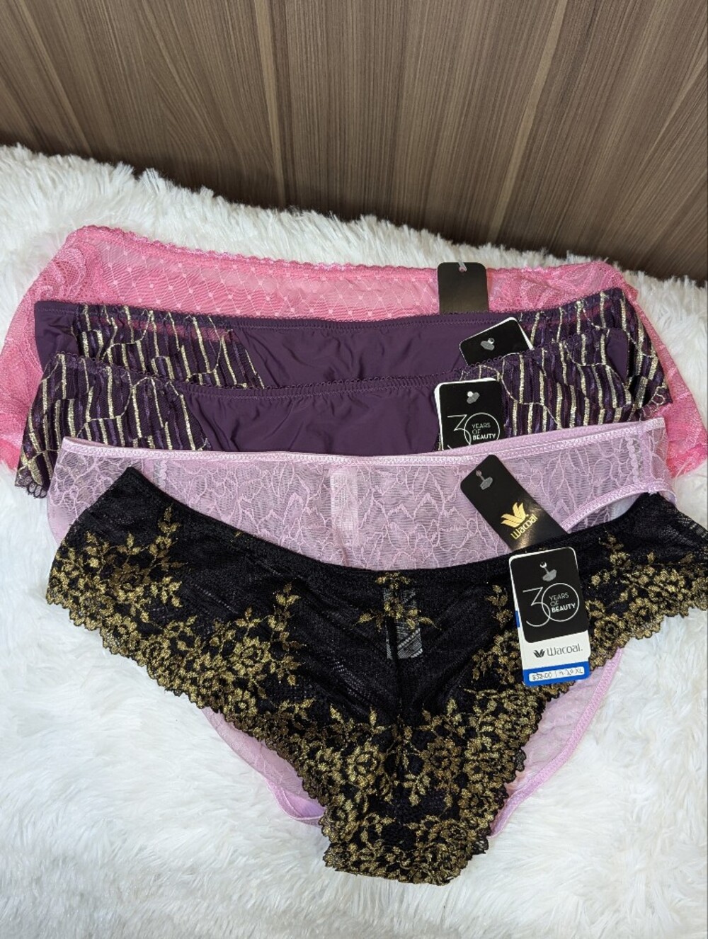 Wacoal Panty Lot (5 Pairs) - Size XL